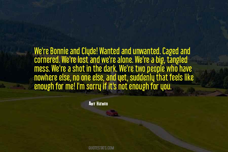 Alone In Dark Quotes #1390370