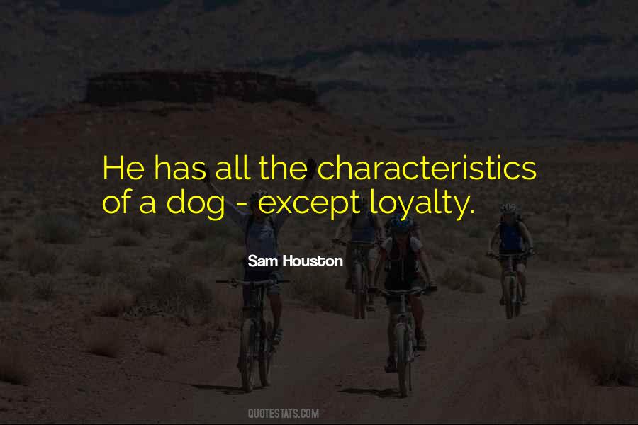 Characteristics Of Quotes #1135257