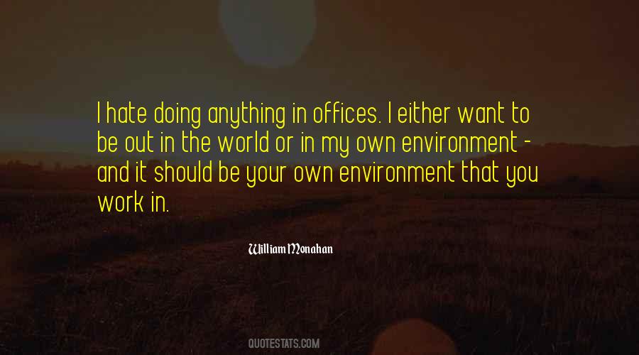 Quotes About Your Work Environment #1555153