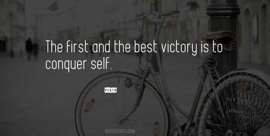 Self Victory Quotes #238990