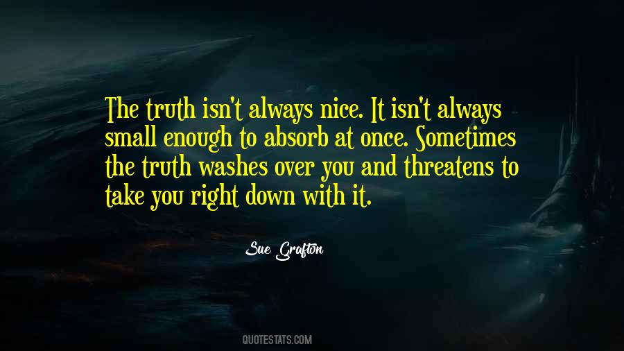 Small Truth Quotes #148145