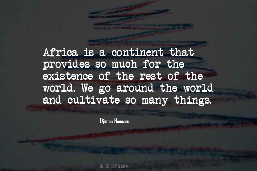 Quotes About The Continent Of Africa #595060