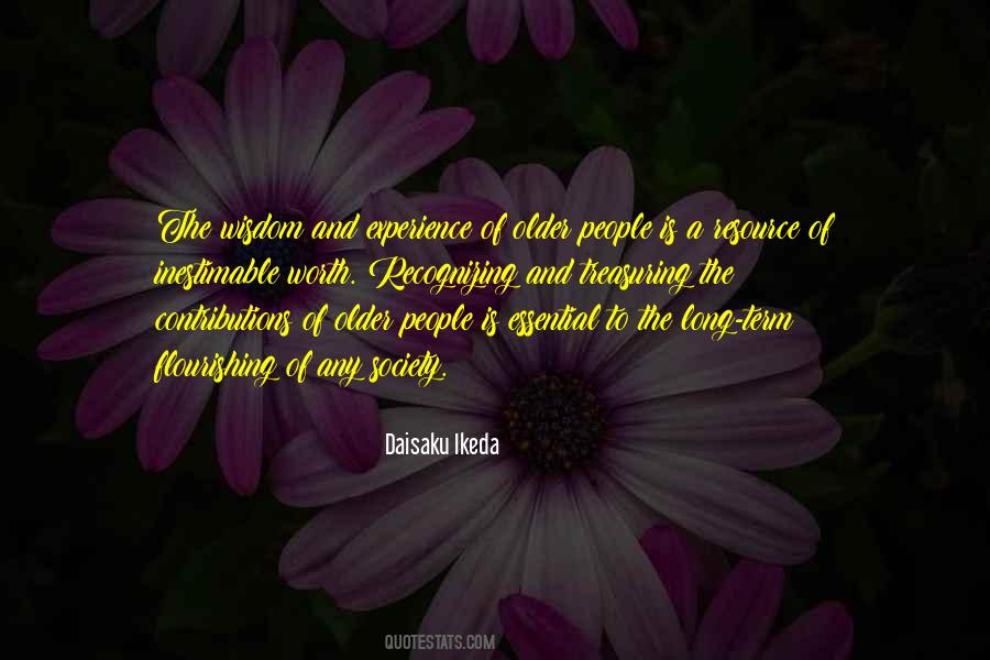 Wisdom Of Experience Quotes #1075080