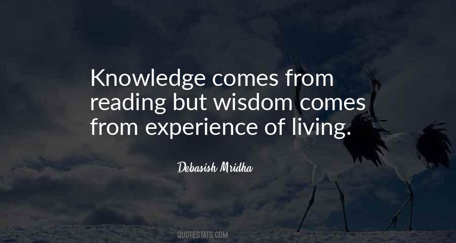 Wisdom Of Experience Quotes #803961