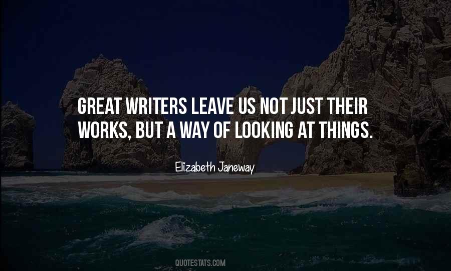 Way Of Looking At Things Quotes #1236527