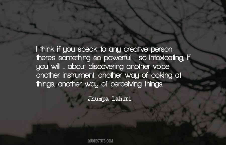 Way Of Looking At Things Quotes #1240857