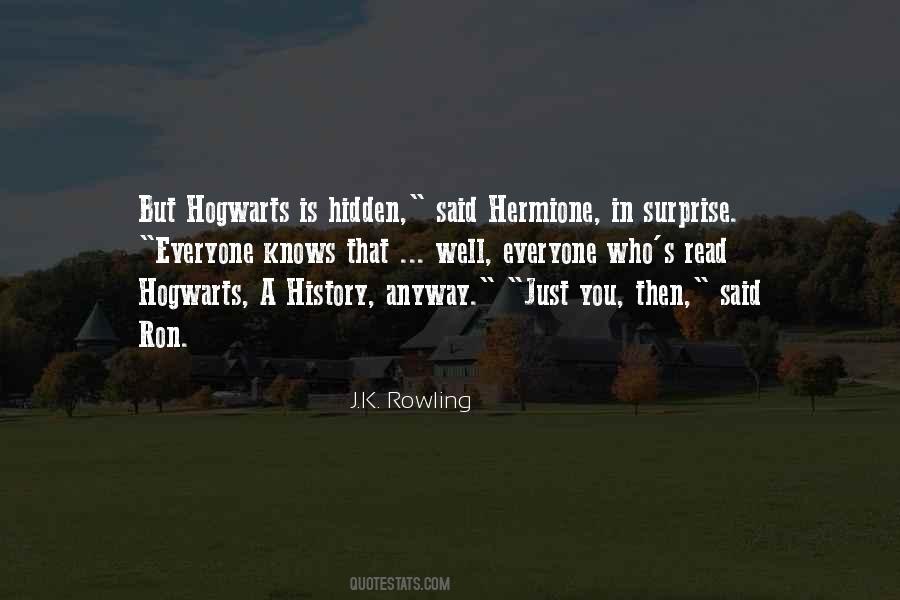 Welcome To Hogwarts Quotes #41878