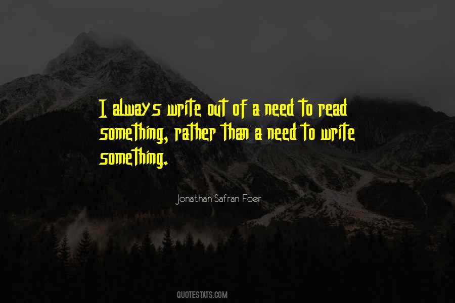 Write Out Quotes #85672
