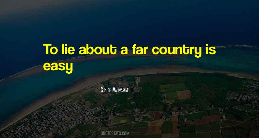 Easy To Lie Quotes #1835412