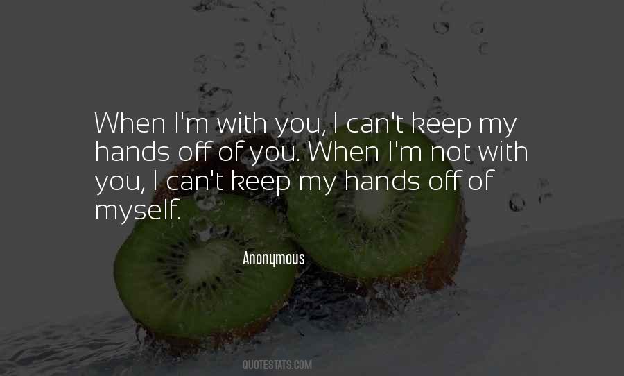 M With You Quotes #1706987