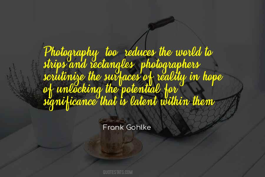 Hope And Reality Quotes #1406015