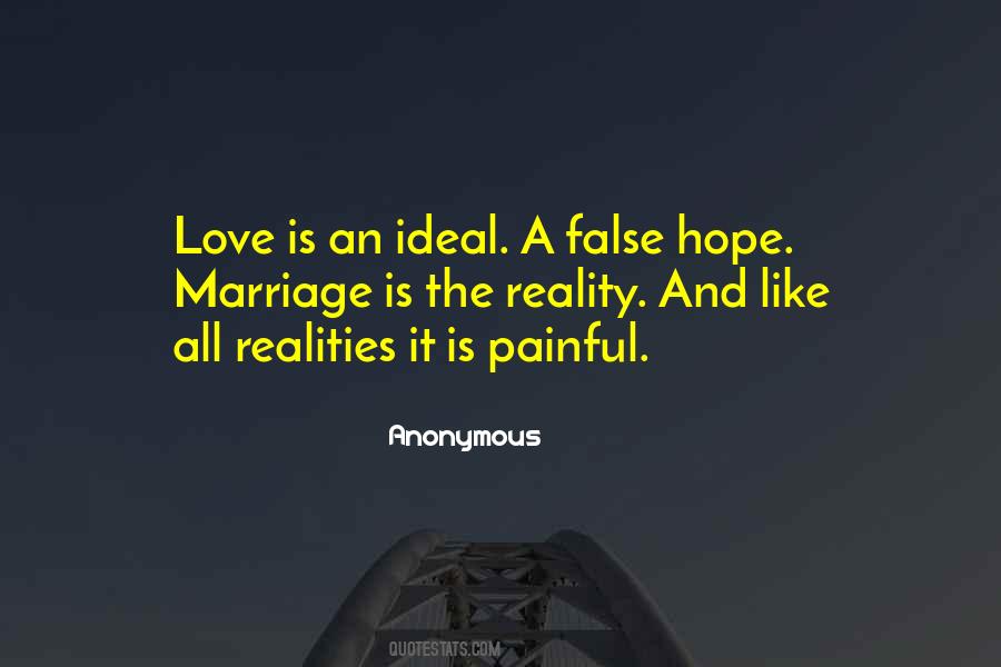 Hope And Reality Quotes #911303