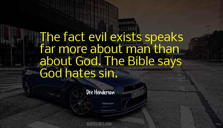 Bible Evil Quotes #1531693