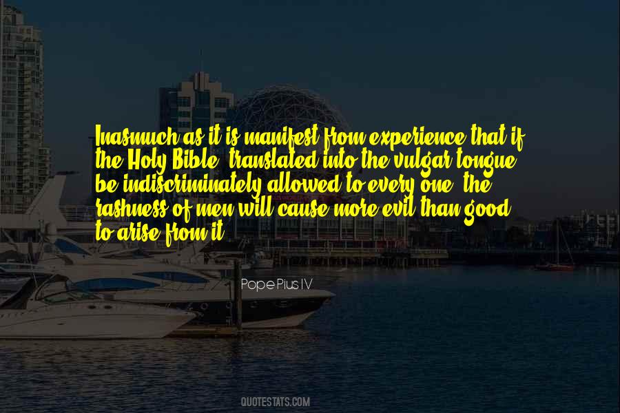 Bible Evil Quotes #888249