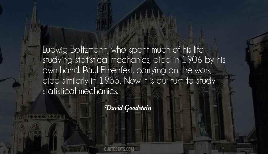 Study Of Life Quotes #1512291