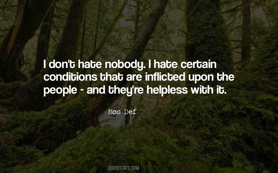 Quotes About Helpless People #1045348