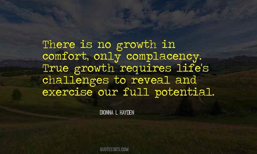 Challenges Growth Quotes #1311795