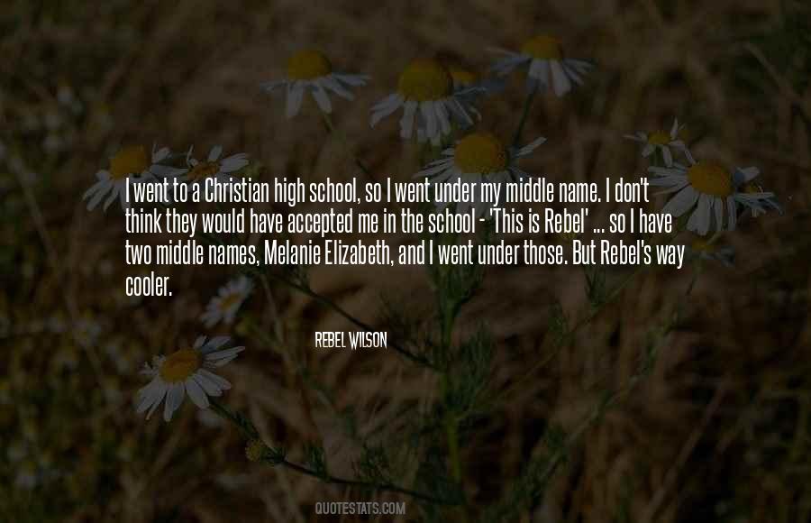 Best Rebel Quotes #118517