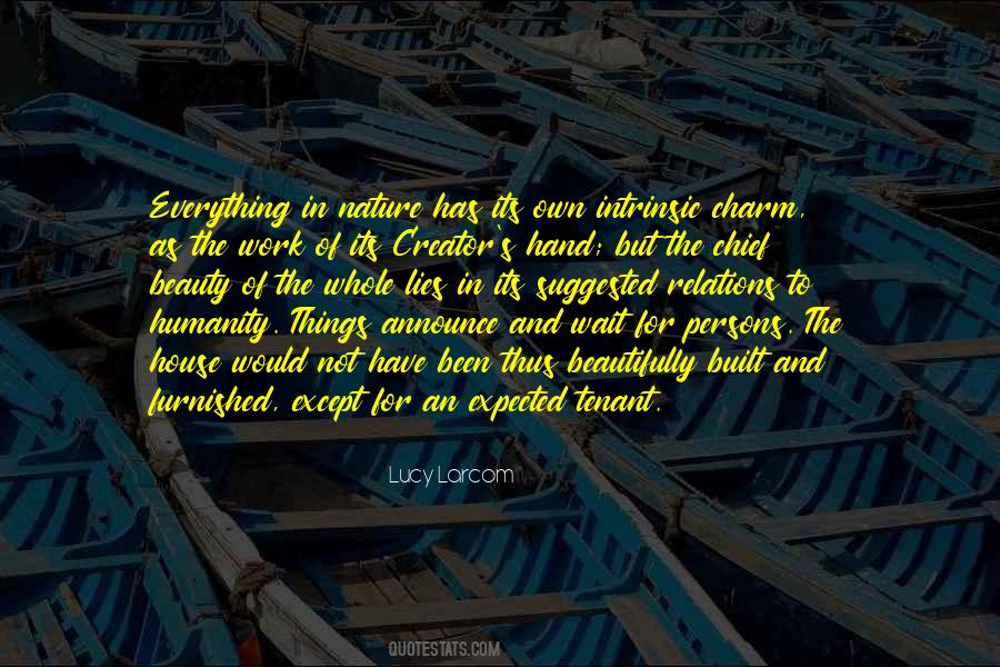Nature And Work Quotes #818993