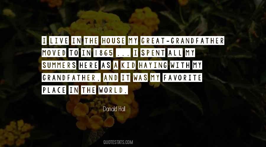 Quotes About A Great Grandfather #1837431