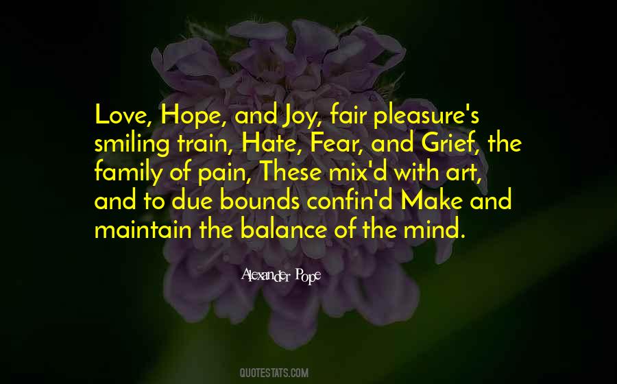 Balance Of Love Quotes #1502022