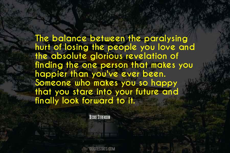 Balance Of Love Quotes #1656484
