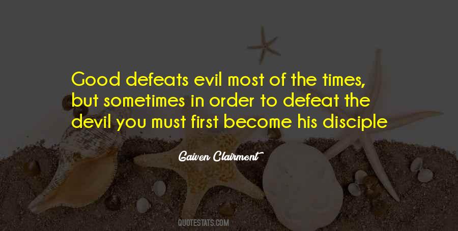 Evil Devil Quotes #243920