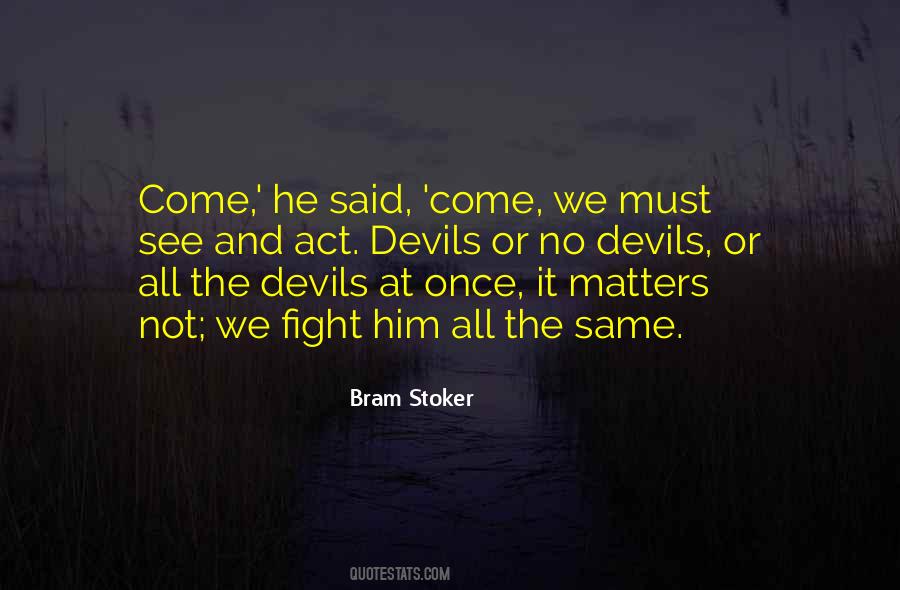 Evil Devil Quotes #427096