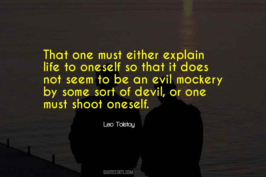 Evil Devil Quotes #534310