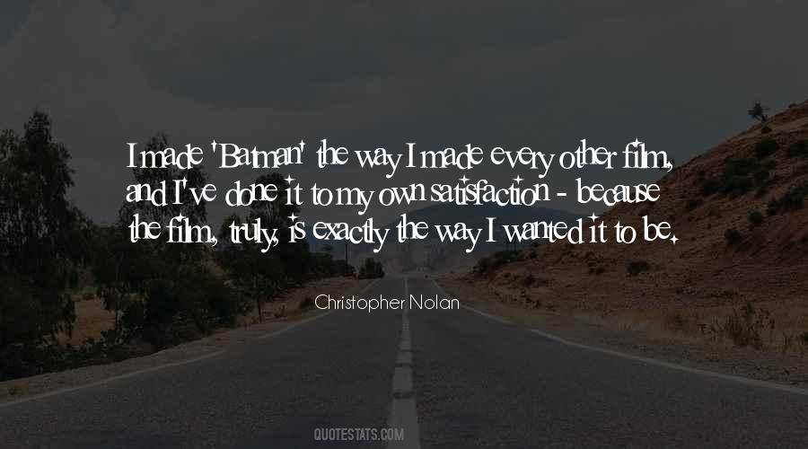 Batman Film Quotes #116086