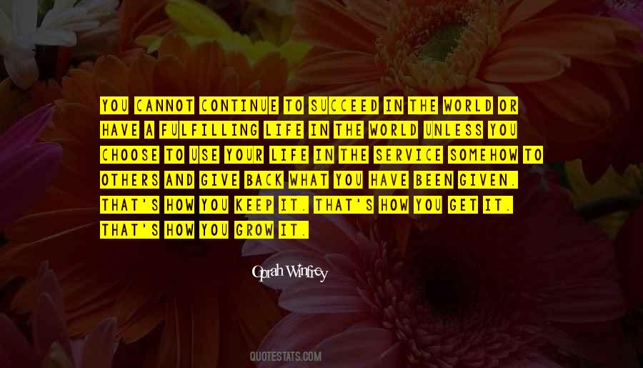 Get Back What You Give Quotes #1018026
