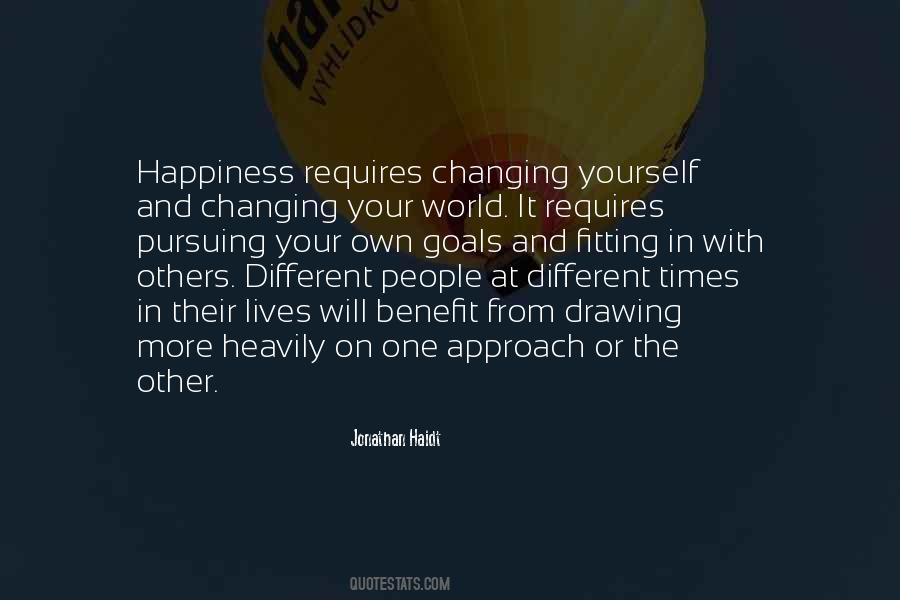 Quotes About Changing Goals #1855958