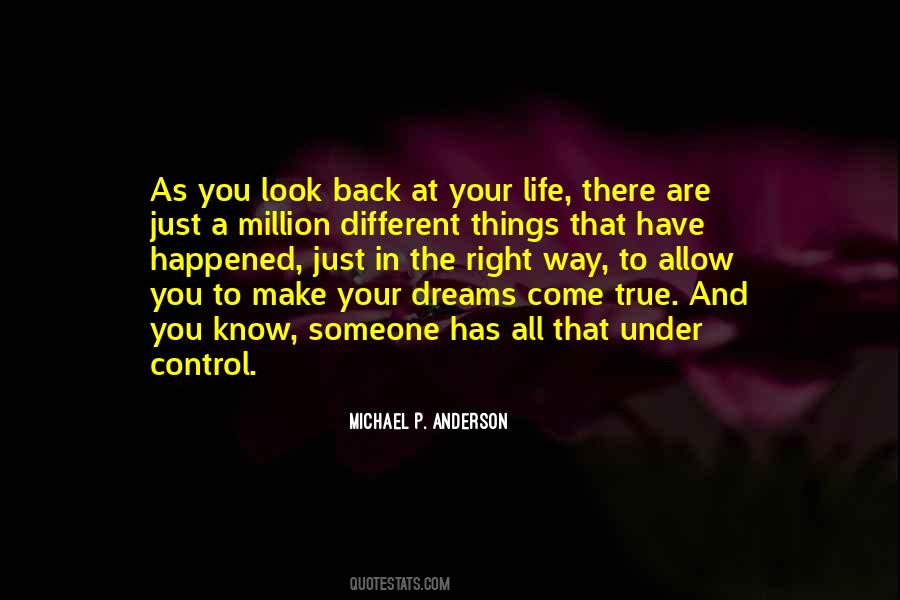 Look Back At You Quotes #1471916