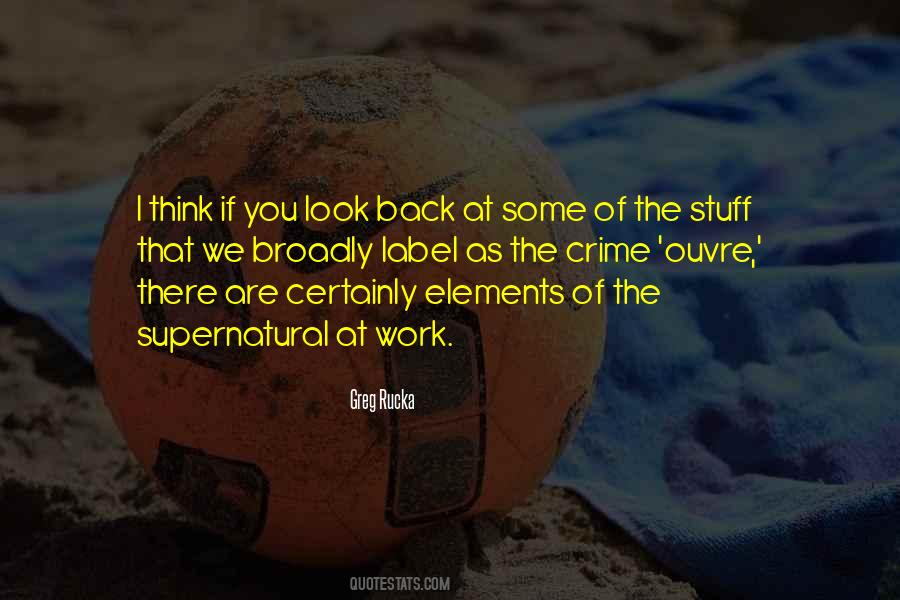 Look Back At You Quotes #1526380