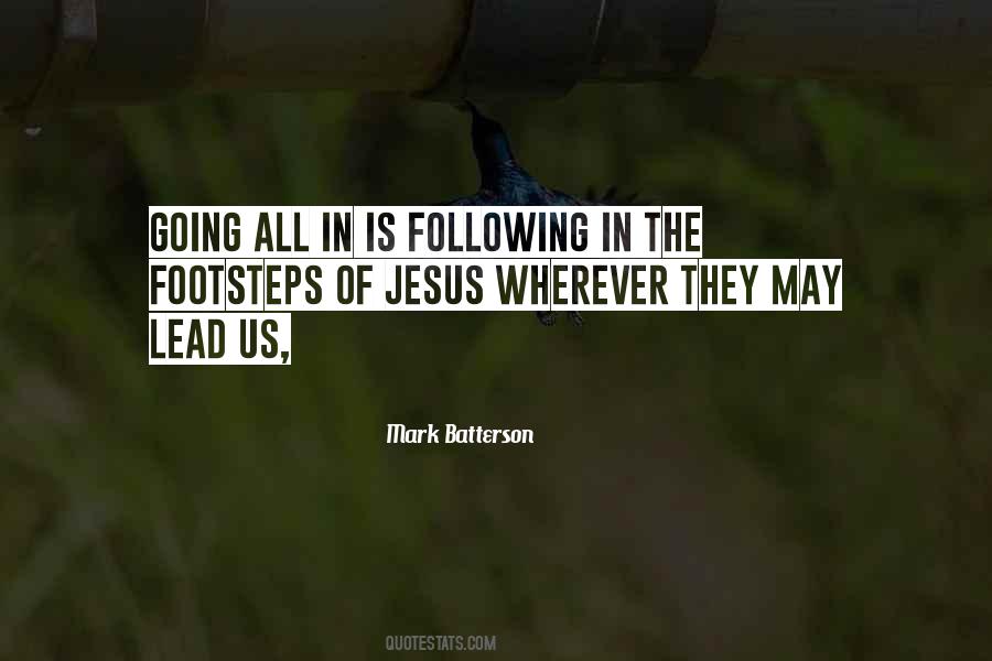 Jesus Footsteps Quotes #54207