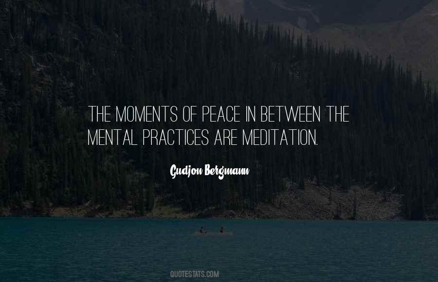 Meditation Moments Quotes #912170