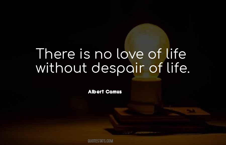 Life Despair Quotes #335233