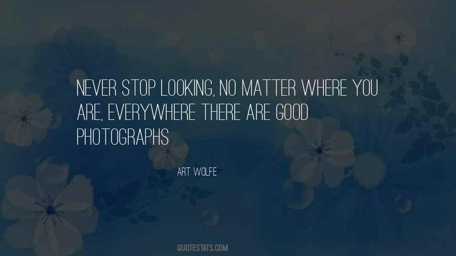 No Matter How Good Looking You Are Quotes #669021