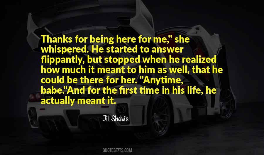 There For Her Quotes #1858331