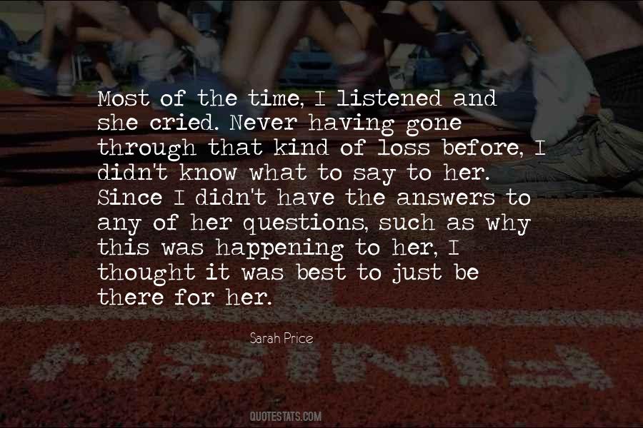 There For Her Quotes #708200