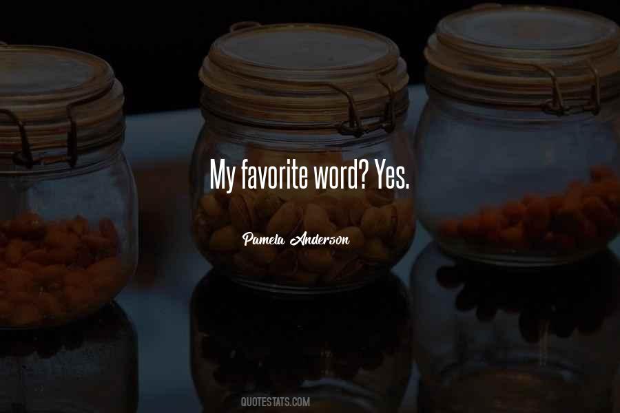 Favorite Word Quotes #777432