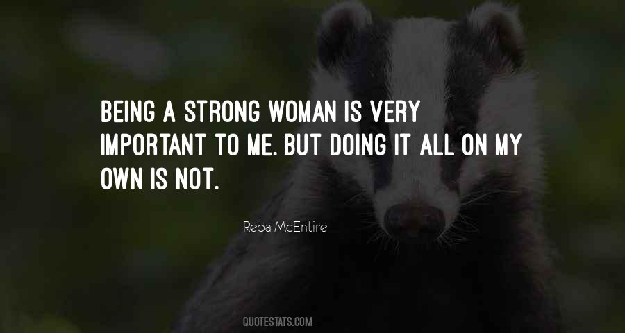 Very Strong Woman Quotes #188953
