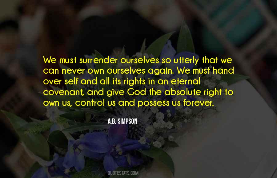 Surrender Control Quotes #576866