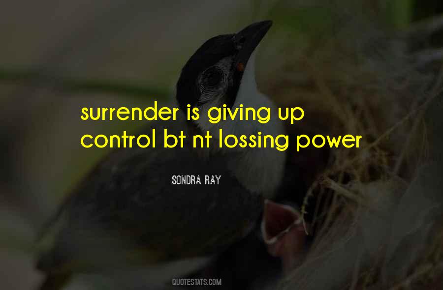 Surrender Control Quotes #832116