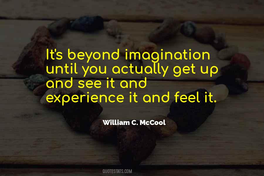 Beyond Your Imagination Quotes #330406