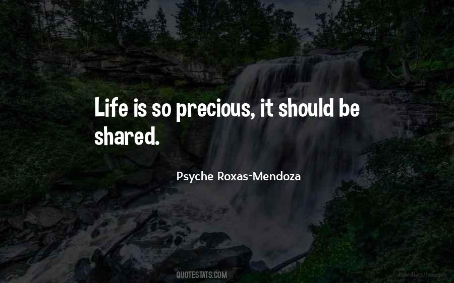 Life Is So Precious Quotes #85752