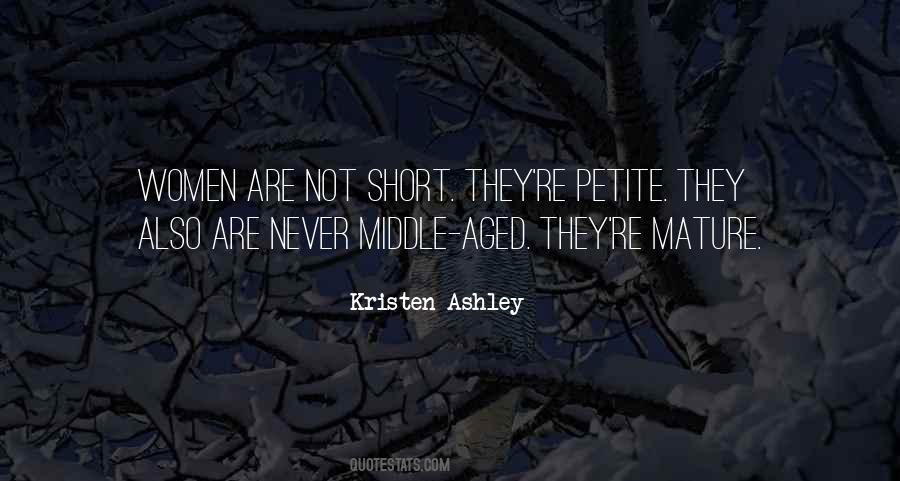 Mature Women Quotes #1463087