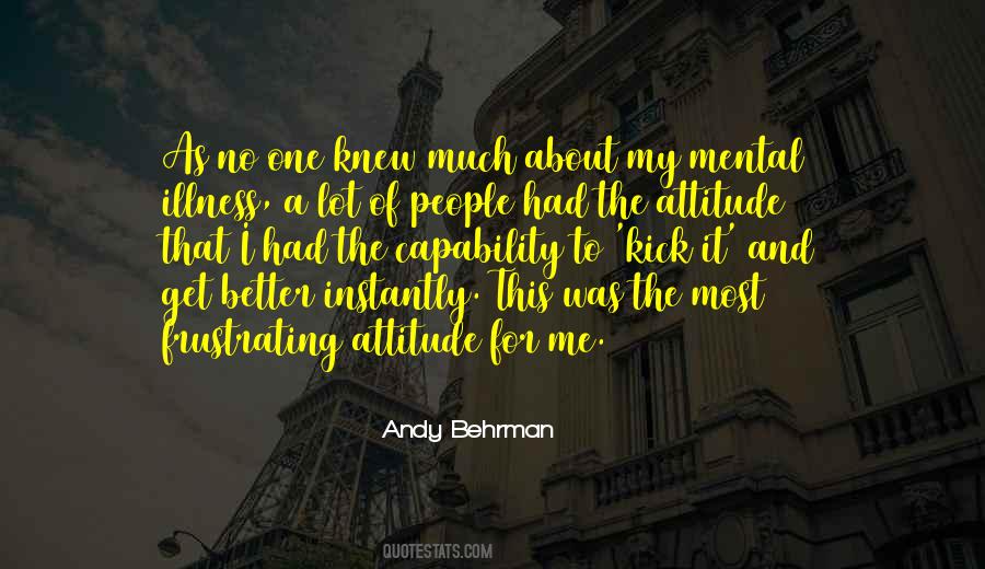 Attitude About Quotes #179989