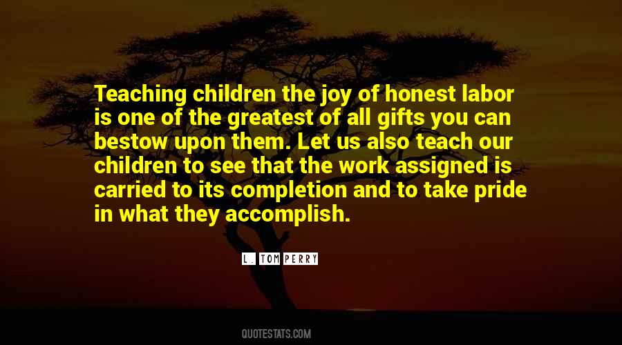 Quotes About The Joy Of Work #1071819