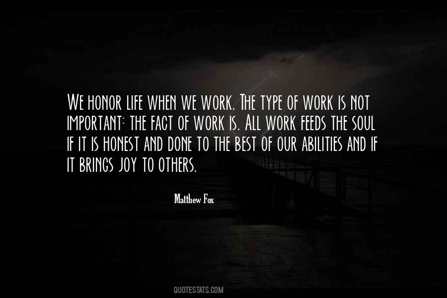 Quotes About The Joy Of Work #901600